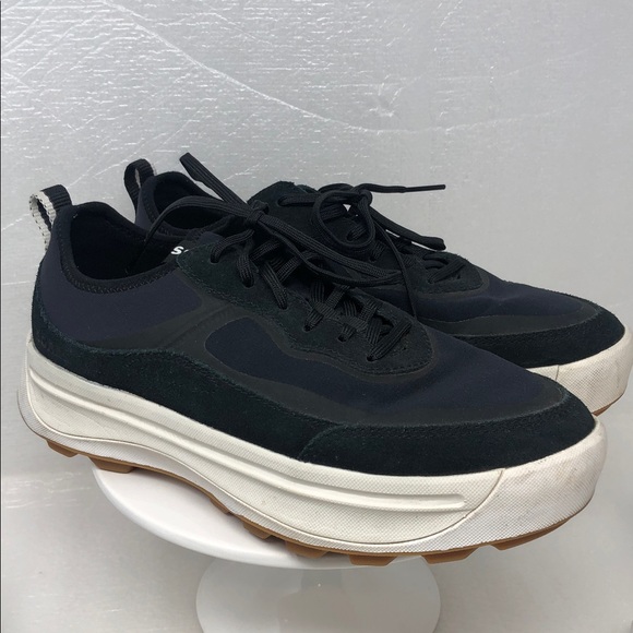 Sorel Shoes - Sorel Ona 503 Sneakers Everyday Waterproof Low Top  Black and Chalk  Size 9